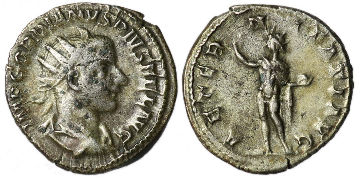 Gordian III, AR Antoninianus, Sol, 240-243 AD | Ancient Coin Traders