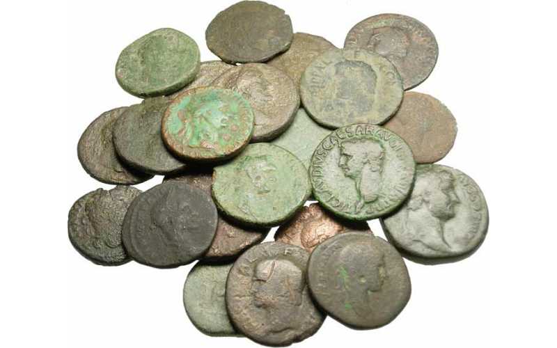 SOLD : Dealer's Lot of 22 Large Ancient Roman Coins | Ancient Coin Traders