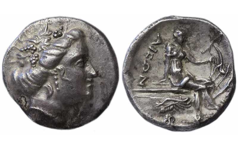 SOLD : Euboia, Histiaia, AR Tetrobol, 196-146 BC | Ancient Coin Traders